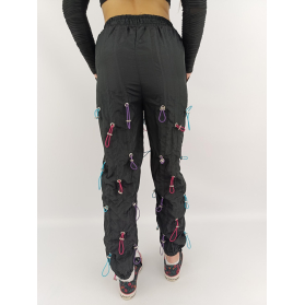 boohoo modne spodnie joggeery wysoki stan gum | Lapciucha.pl