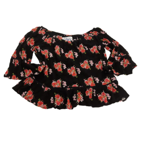 SUPERDRY cienka BLUZKA hiszpanka KWIATY z fal | Lapciucha.pl