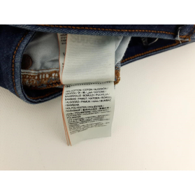 SUPERDRY jeansowe SPODNIE RURKI granatowe MOD | Lapciucha.pl