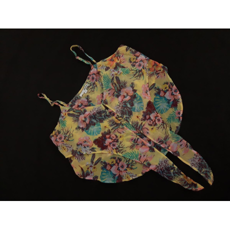 TALLY WEIJL zwiewna BLUZKA CROP TOP asymetryc | Lapciucha.pl