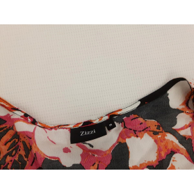 ZIZZI plażowa SUKIENKA oversize KWIATY mini M | Lapciucha.pl
