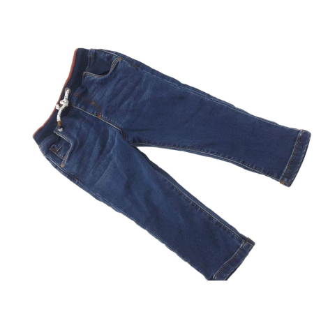 F&F wygodne SPODNIE a'la jeans NAVY _ 86cm | Lapciucha.pl