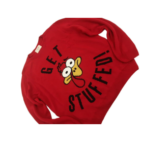 LONDON KNITWEAR świąteczny SWETEREK czerwony | Lapciucha.pl