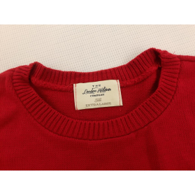 LONDON KNITWEAR świąteczny SWETEREK czerwony | Lapciucha.pl