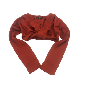 PRETTYLITTLETHING satynowa BLUZKA CROP TOP z | Lapciucha.pl