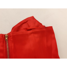 PRETTYLITTLETHING satynowa BLUZKA TOP gorseto | Lapciucha.pl