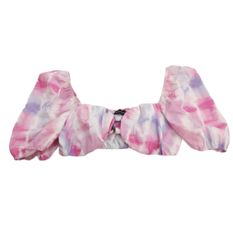 PRETTYLITTLETHING stylowa BLUZKA CROP TOP z b | Lapciucha.pl
