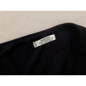 MANGO elegancka SUKIENKA granatowa OVERSIZE z | Lapciucha.pl