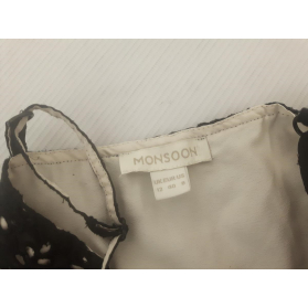 MONSOON elegancka SUKIENKA z organzy AŻUROWA | Lapciucha.pl