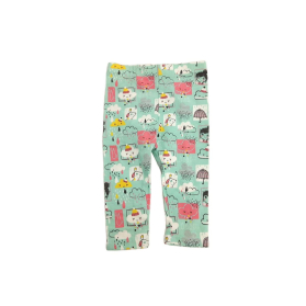 SO CUTE dresowe LEGGINSY miętowe WZORY wygodn | Lapciucha.pl