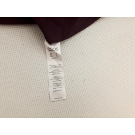 ASOS elegancka SUKIENKA burgundowa OVERSIZE m | Lapciucha.pl