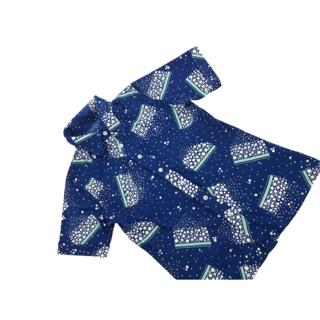 Stylowa KOSZULA we wzory VINTAGE casual _ M/L | Lapciucha.pl