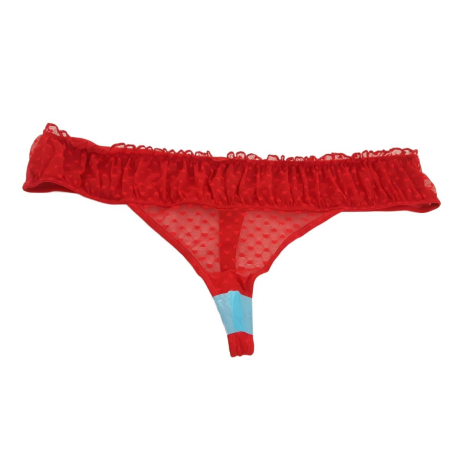 ASOS seksowne MAJTKI stringi SERDUSZKA siatec | Lapciucha.pl