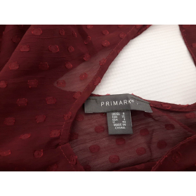 PRIMARK szyfonowa BLUZKA choker GROSZKI _ 36 | Lapciucha.pl
