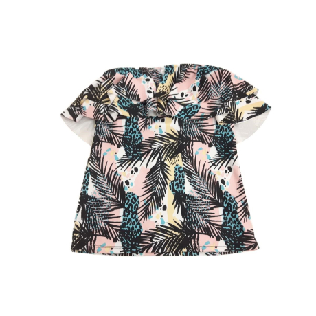 TOM & ROSE stylowy TOP KĄPIELOWY tankini LIŚC | Lapciucha.pl