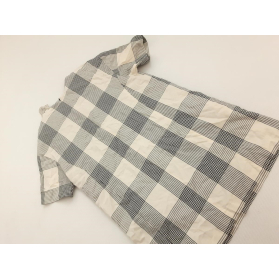 ZARA bawełniana SUKIENKA mini KRATKA oversize | Lapciucha.pl
