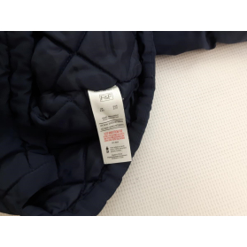 F&F zimowa KURTKA PARKA ocieplana NAVY z kapt | Lapciucha.pl