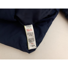 M&S pikowana KURTKA PŁASZCZYK zimowa NAVY z k | Lapciucha.pl