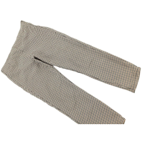 ZARA elastyczne SPODNIE RURKI wygodne KRATKA | Lapciucha.pl