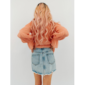 zara jeansowa spódniczka postarzana modna z p | Lapciucha.pl