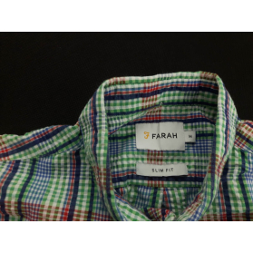 FARAH wygodna KOSZULA casual KRATKA modna _ M | Lapciucha.pl