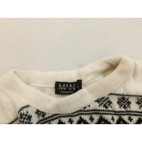 BOOHOO świąteczny SWETER z mikołajami RENIFER | Lapciucha.pl