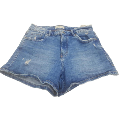 ZARA jeansowe KRÓTKIE SPODENKI wysoki stan DZ | Lapciucha.pl