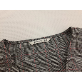 STRADIVARIUS trapezowa SUKIENKA mini KRATKA p | Lapciucha.pl
