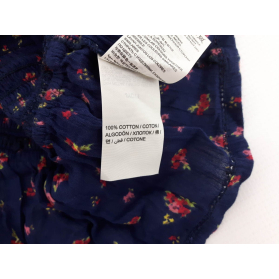 SUPERDRY bawełniana BLUZKA z falbaną KWIATY _ | Lapciucha.pl