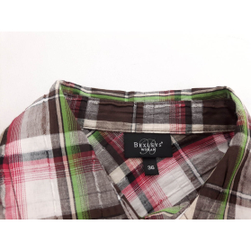 BEXLEYS wygodna KOSZULA casual KRATKA _ 36 | Lapciucha.pl