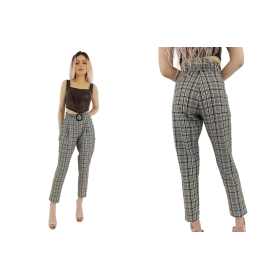 select eleganckie spodnie cygaretki wysoki st | Lapciucha.pl