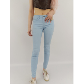 denim co jeansowe spodnie rurki wygodne blue | Lapciucha.pl