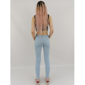 denim co jeansowe spodnie rurki wygodne blue | Lapciucha.pl