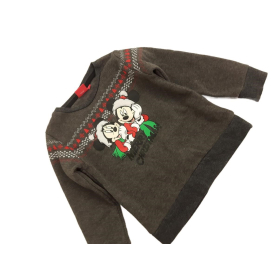DISNEY świąteczna BLUZA z printem MYSZKA MICK | Lapciucha.pl