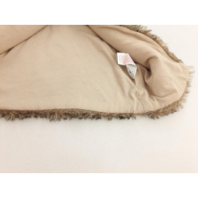 F&F ciepła KAMIZELKA futrzana MODNA _ 80cm | Lapciucha.pl