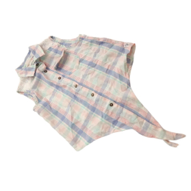 DEBENHAMS koszulowa BLUZKA w kratkę _ 122cm | Lapciucha.pl