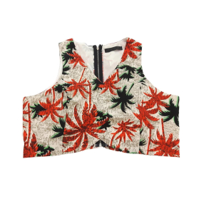FASHION UNION modna BLUZKA CROP TOP w wzory _ | Lapciucha.pl