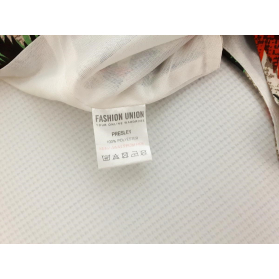 FASHION UNION modna BLUZKA CROP TOP w wzory _ | Lapciucha.pl