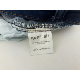 FEMME LUXE jeansowe SPODNIE RURKI wysoki stan | Lapciucha.pl