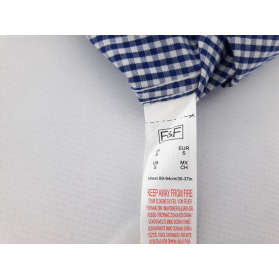 F&F bawełniana KOSZULA casual KRATKA _ S | Lapciucha.pl