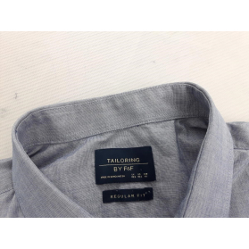 F&F elegancka KOSZULA z długim rękawem BLUE _ | Lapciucha.pl