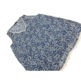 F&F zwiewna BLUZKA na lato ORNAMENT boho _ L | Lapciucha.pl