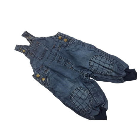 LINDEX jeansowe SPODNIE OGRODNICZKI wygodne M | Lapciucha.pl