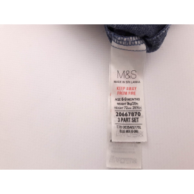 M&S bawełniana KOSZULA casual PALMY _ 72cm | Lapciucha.pl
