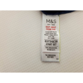 M&S dresowa GÓRA OD PIŻAMY wzory 5/6y | Lapciucha.pl