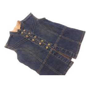 M&S jeansowa KAMIZELKA militarna _ 127cm | Lapciucha.pl