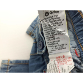 M&S jeansowe SPODNIE wygodne MODNE zwężane BL | Lapciucha.pl