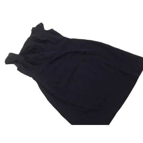 MANGO elegancka SUKIENKA z marszczeniami NAVY | Lapciucha.pl