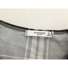 MANGO trapezowa SUKIENKA z długim rękawem KRA | Lapciucha.pl