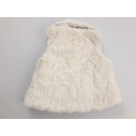 MATALAN futrzana KAMIZELKA z kokardkami _ 62c | Lapciucha.pl